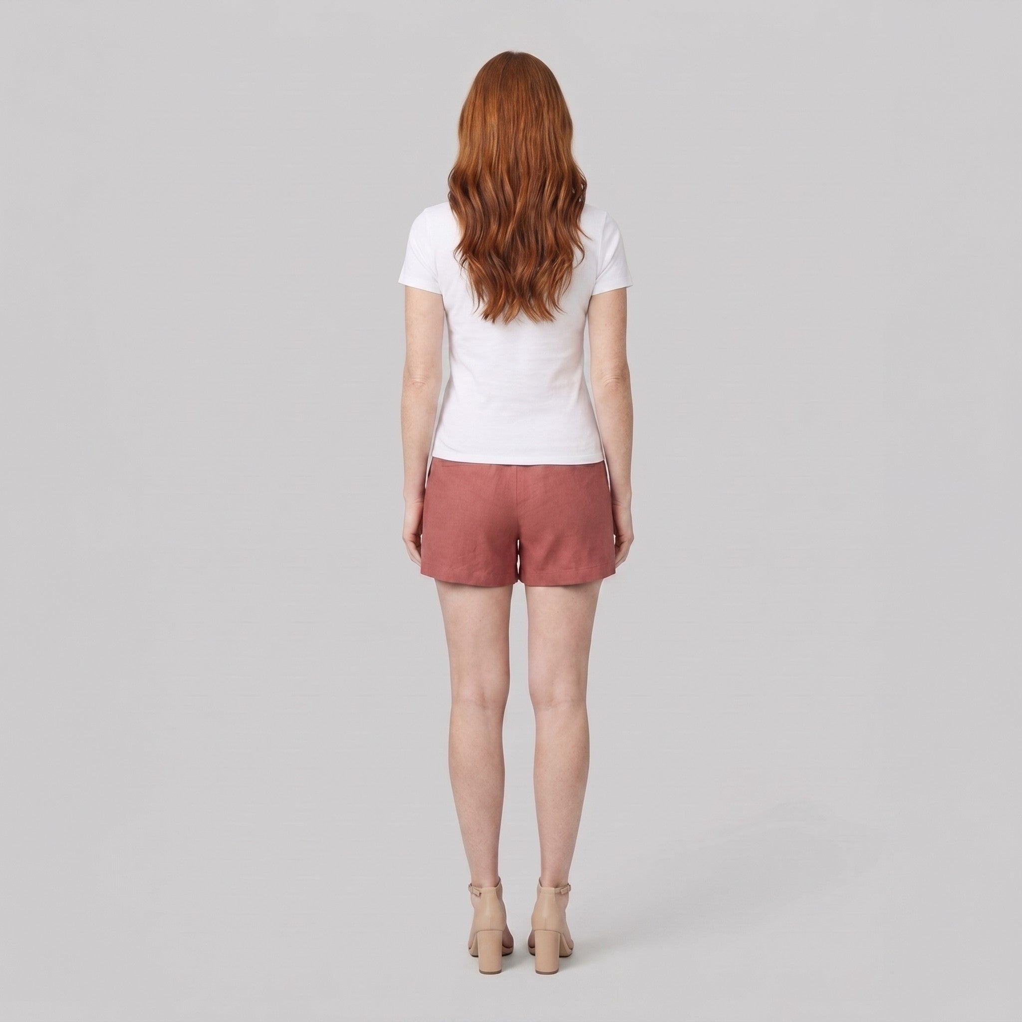Blythe Women's Shorts | Linen, Side Tie Detail, Micro Short Length 3