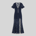 Bora Midi Dress | Vintage Boho Floral Lace, Lightweight Summer Dress 2