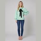 Brielle Womens Blouse | Oversized Cotton with Ruffled Collar 3