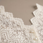 Bryn Puff Sleeve Blouse | V-Neck, Delicate Floral Knit, Long Sleeve 4