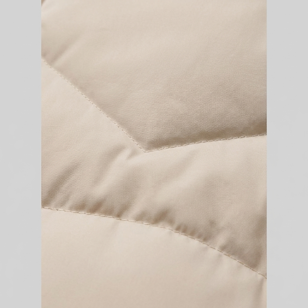 Brynna Winter Coat | Lightweight Long Beige Down Puffer 6