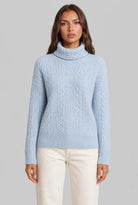Cable Knit Turtleneck Sweater 8