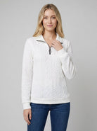 Celeste Knit Sweater | Soft Midweight Half-Zip, Versatile Layering Option 3