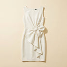 Celia Black Dress | Sleeveless, Tailored Fit, Bow Detail 4