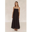Celia Floral Maxi Dress | Cotton, Flowy Silhouette, White 3