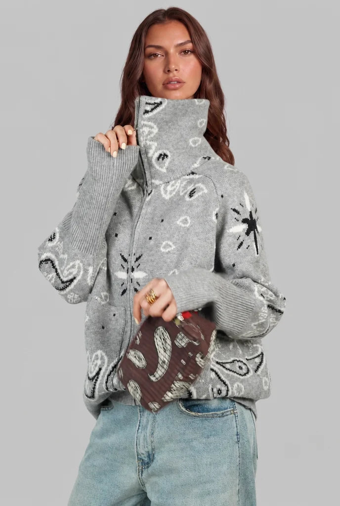 Chunky Knit Cardigan 1