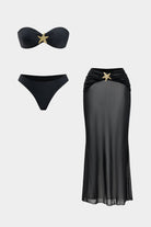 Cleo Bikini Set | Tie-Up, Slim Fit, Opaque Mesh 0