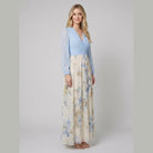Cleo Maxi Dress | Floral Print, Elegant V-Neckline, Women's Summer Wedding Guest Dress 1