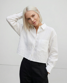 Cleo Women's Shirt | 100% Pure Linen, Oversized Fit 4