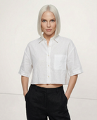 Cleo Women's Shirt | 100% Pure Linen, Oversized Fit 7
