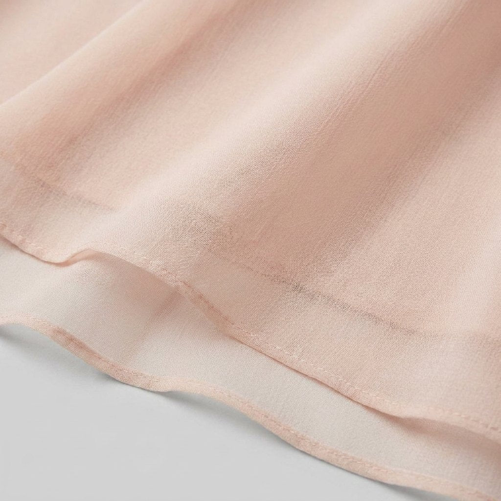 Cora Chiffon Maxi Dress | Sheer Layered, Long Sleeves for Women 4