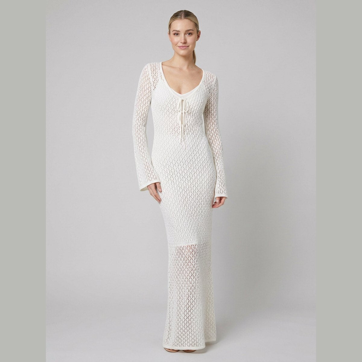Cora Maxi Dress | Open Back, Elegant Summer Dress for Weddings and Formal Events 1