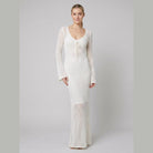 Cora Maxi Dress | Open Back, Elegant Summer Dress for Weddings and Formal Events 1