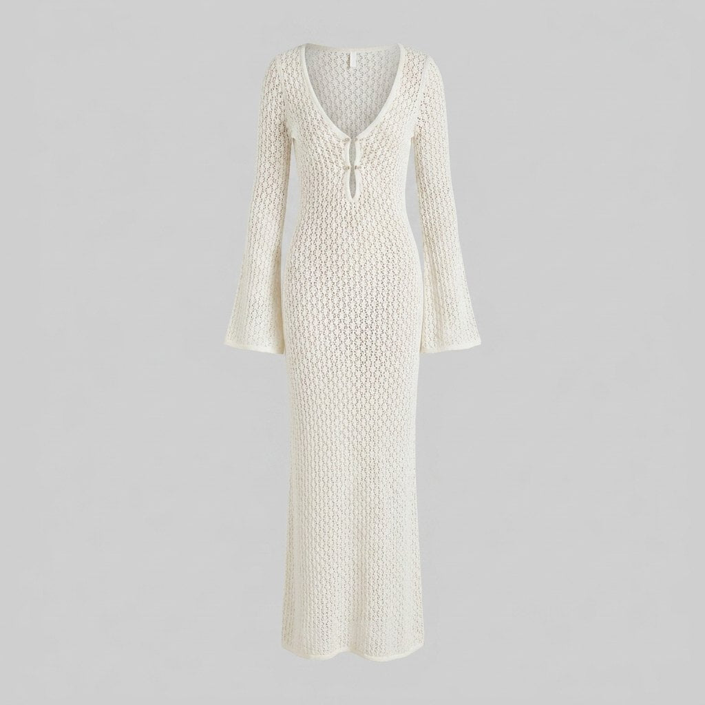 Cora Maxi Dress | Open Back, Elegant Summer Dress for Weddings and Formal Events 3