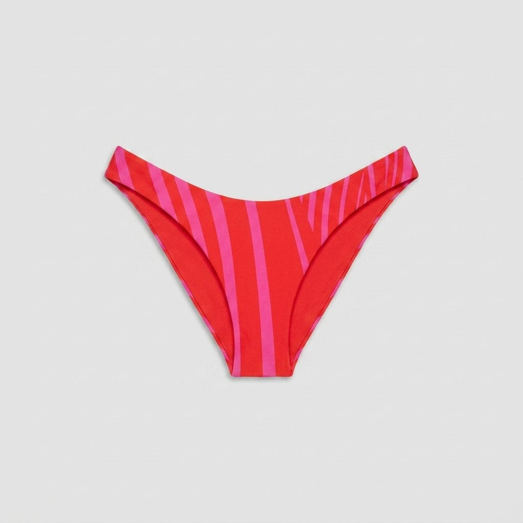 Cove High Leg Bikini Bottom | Black, Minimal Coverage Thong Design 0