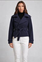 Cropped Belted Trench Jacket 3