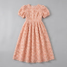 Dara Midi Dress | Lightweight Floral, Puff Sleeves - Ideal for Wedding Guests and Summer Events 4