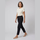 Dara Tapered Trousers Womens | Double Gauze Cotton, Elastic Waistband 1