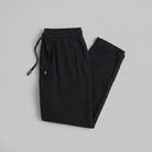 Dara Tapered Trousers Womens | Double Gauze Cotton, Elastic Waistband 4