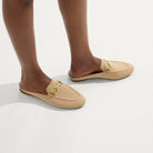 Daxon Loafer Mules | Slip-On, Cushioned Insole, Micro Check Pattern 2