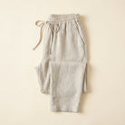 Dazzle Linen Pants | Relaxed Fit, White Linen Trousers for Women 4
