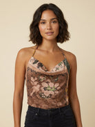 Dela Going Out Top | Soft Milk Shreds Fabric, Halter Neck Design 2