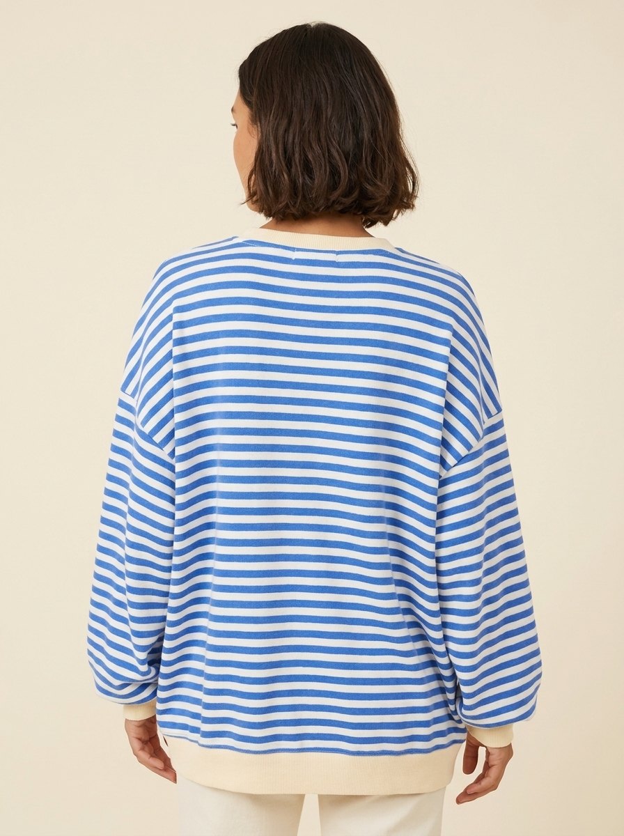 Dora Striped Sweater for Women | Classic Fit, Soft Material 5