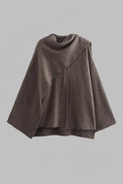 Draped Wool Scarf Coat 4