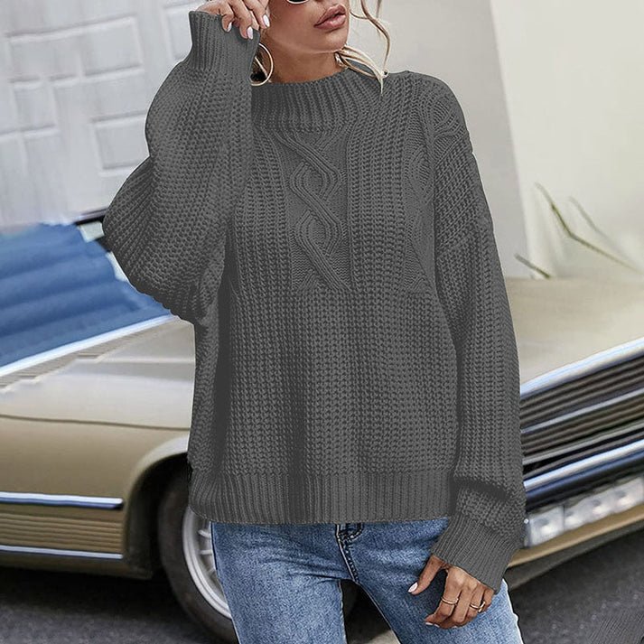 Eli Chunky Cable-Knit Sweater for Women | Relaxed Fit, Heavy Knit, Six Colours 3