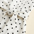 Elysia Midi Dress | Polka Dot Print, Tie-Up Waist, Regular Fit 5