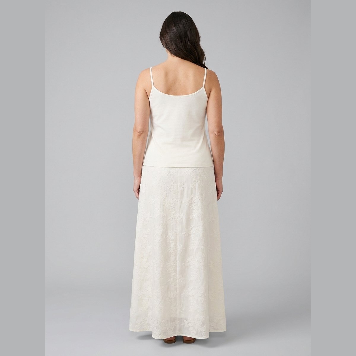 Elysian Maxi Skirt | 100% Cotton, Floral Design, Fully Lined 3