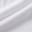 Elysian White Crop Tank Top | Ribbed Cotton, Medium Stretch 4