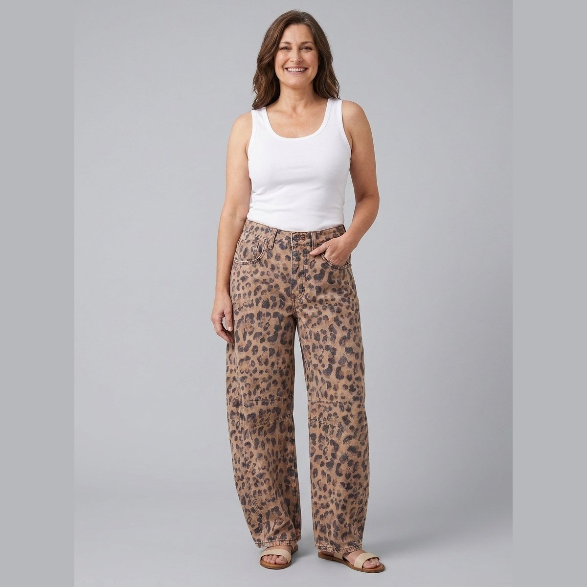 Elysian Wide Leg Jeans | Mid-Rise, Ankle Length, Stretch Blend 0