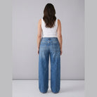 Elysian Wide Leg Jeans | Mid-Rise, Ankle Length, Stretch Blend 6