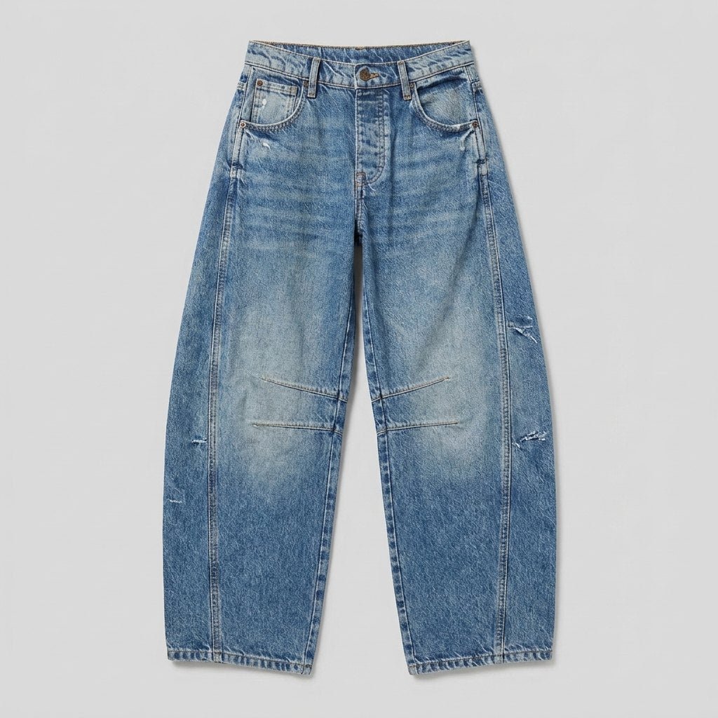 Elysian Wide Leg Jeans | Mid-Rise, Ankle Length, Stretch Blend 7