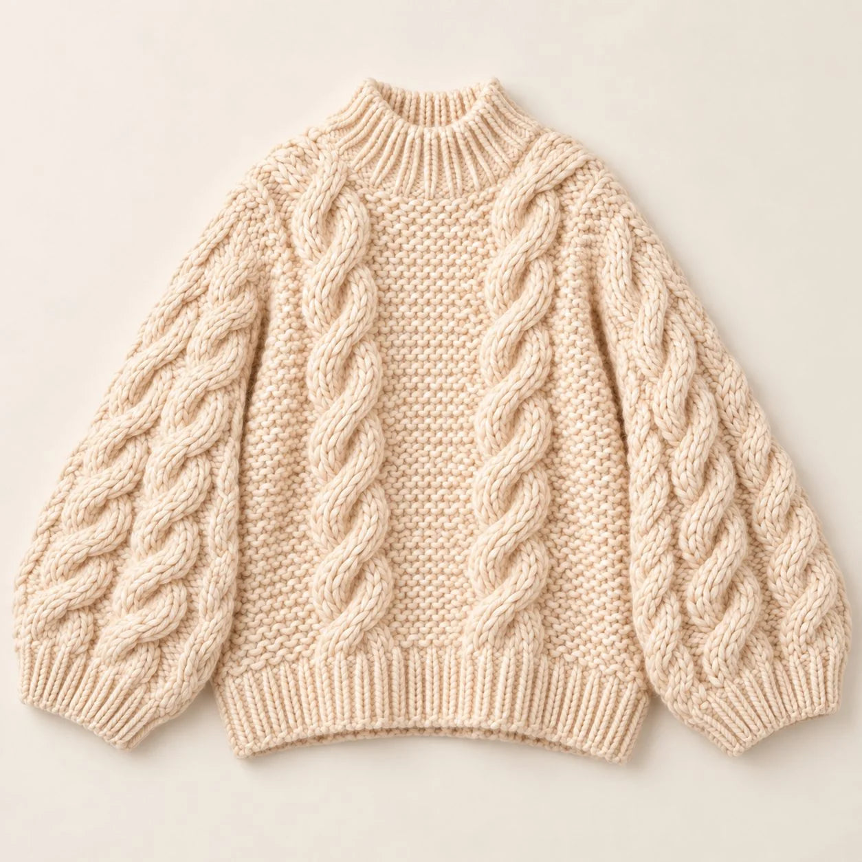 Evangeline Chunky Knit Sweater — Oversized Cozy Fit 3