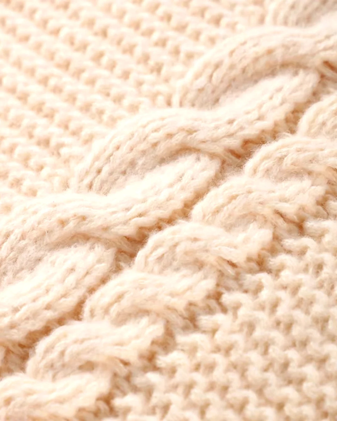 Evangeline Chunky Knit Sweater — Oversized Cozy Fit 4
