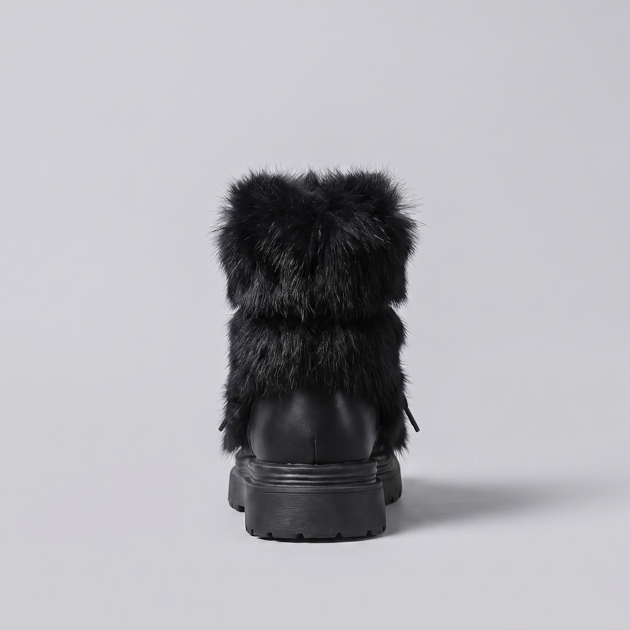 Evara lace-up insulated winter boots with faux fur cuff 4