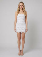 Evelyn Mini Dress | Off-Shoulder Lace Summer Dress for Weddings and Parties 0