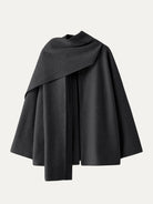Fable Women's Coat | Oversized Scarf, Draped Collar, Relaxed Fit 0