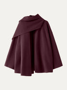 Fable Women's Coat | Oversized Scarf, Draped Collar, Relaxed Fit 10