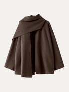 Fable Women's Coat | Oversized Scarf, Draped Collar, Relaxed Fit 12