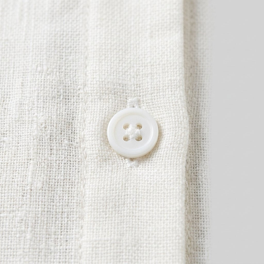 Felicity Women's Set | Breathable Linen Button-Front Shirt & High-Waist Shorts 8
