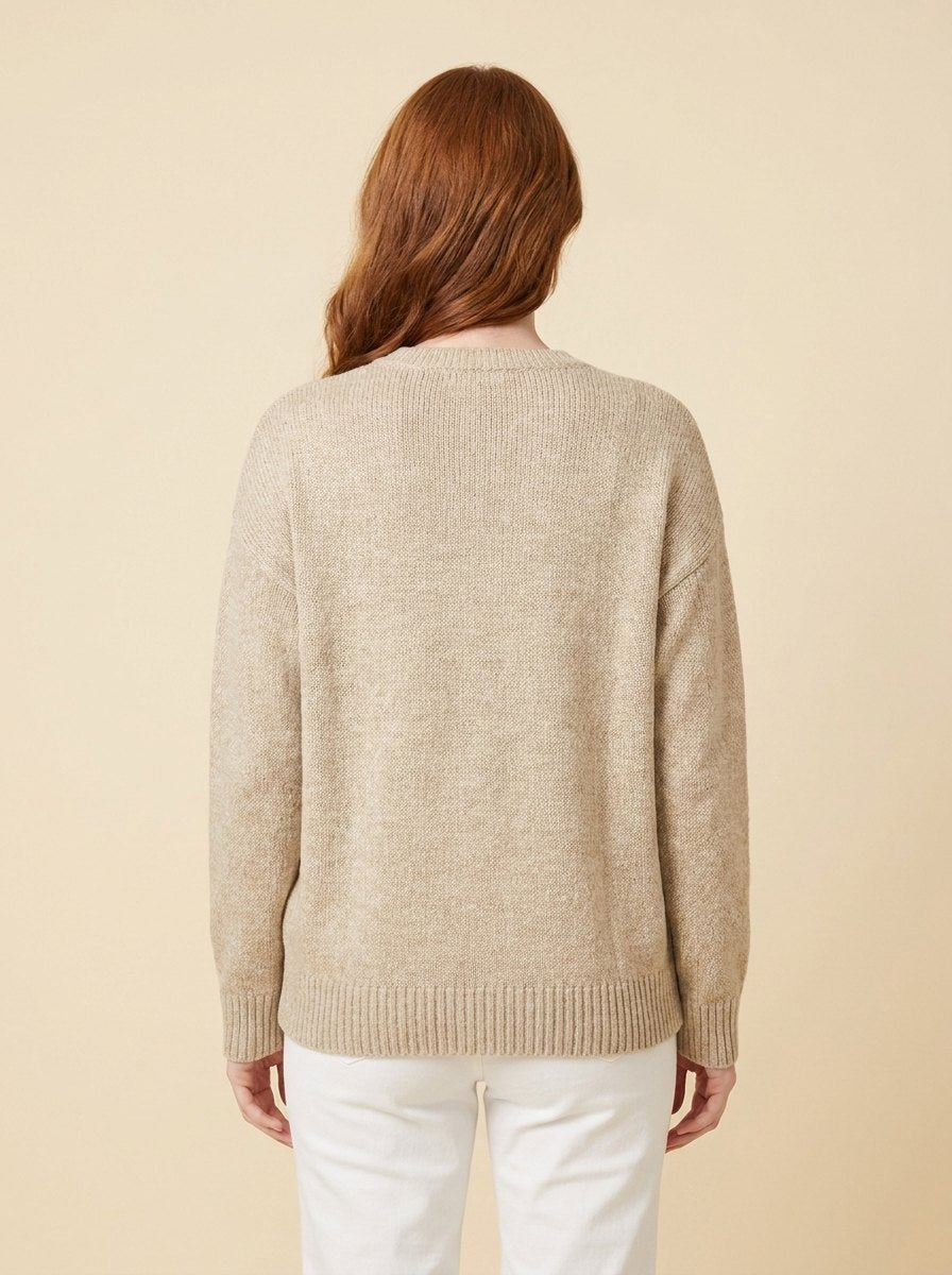 Fiona Women's Sweater | Soft Acrylic Knit, Relaxed Fit 2