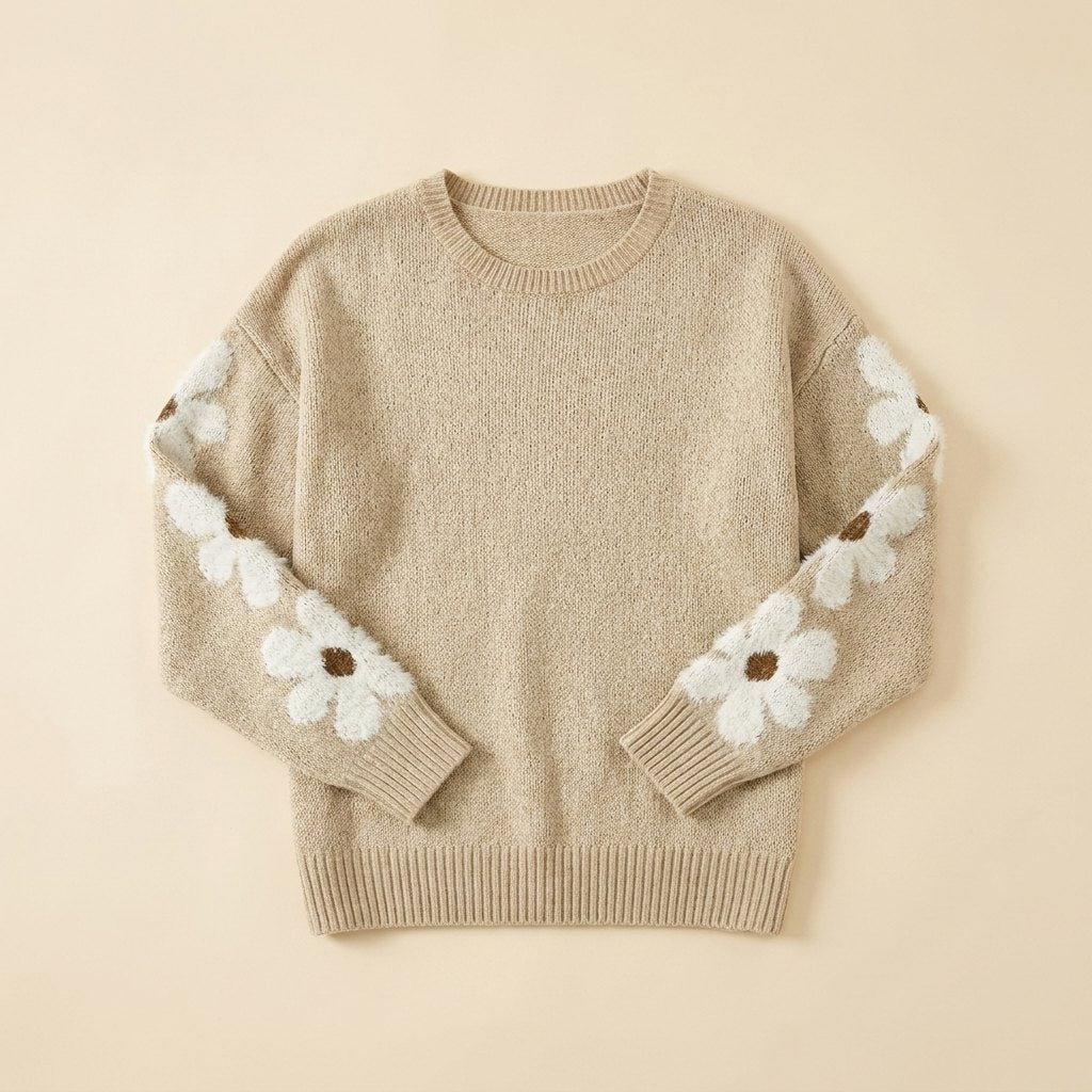 Fiona Women's Sweater | Soft Acrylic Knit, Relaxed Fit 3