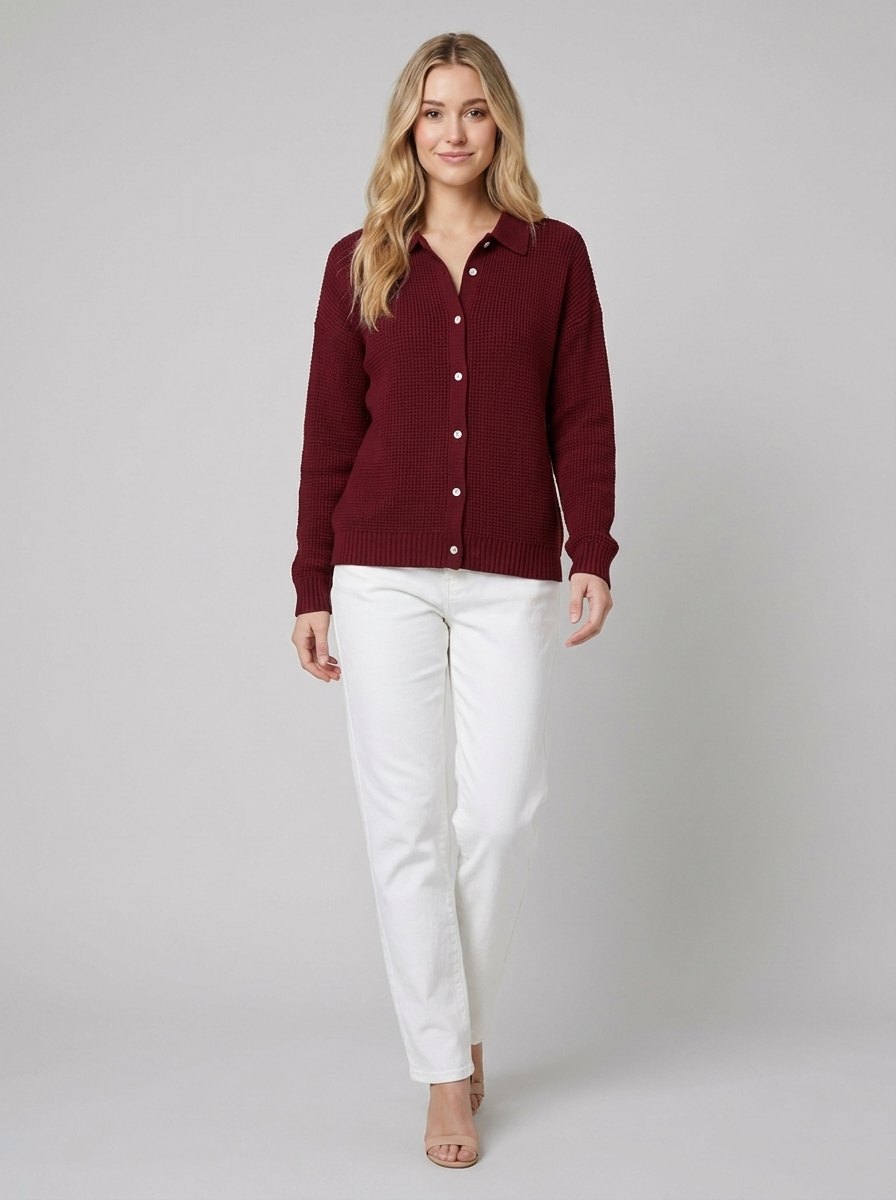 Fiora Long Cardigan | Soft Cotton Blend, Lightweight Layer for Women 2