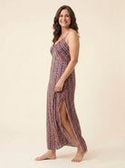 Fiora Maxi Dress | Floral Print, V Neck Sleeveless Summer Wedding Guest Dress 1