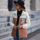 Fiora Quilted Jacket | Sherpa Fleece, High Stand Collar, Full Zip, Hip Length 0