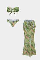 Fleur Bikini Set | Opaque Jersey Fabric, Tie-Up Wrap Design 0