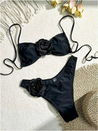 Fleur Push-Up Bikini Set | Floral Accents, Women's Bikini Sets 10